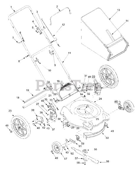 bolens   bolens walk  mower  general assembly parts lookup  diagrams