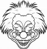 Clown Clowns Ausmalen Klowns Coloriage Albanysinsanity Malvorlagen Tueur Sheets sketch template