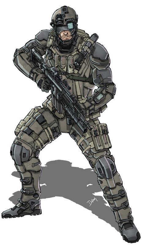 future soldier concept  adelric   deviantart