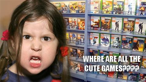 girlfriends of gamers oh look it s me in gamestop cute games