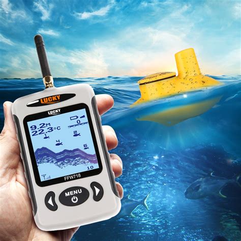 fish location fish finder lucky ffw wireless sonar fish finder findfish portable deeper