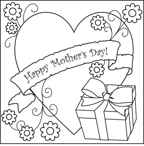 happy mothers day cards coloring pages mother day coloring
