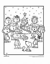 Christmas Coloring Charlie Brown Pages Peanuts Gang Kids Printable Cartoon Sheets Winter Color Jr Tree Lifeasmama Colors Wonderful Snoopy Vintage sketch template