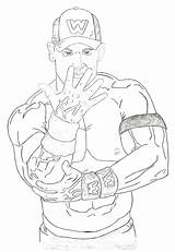 Cena John Coloring Pages Printable Color Getcolorings sketch template