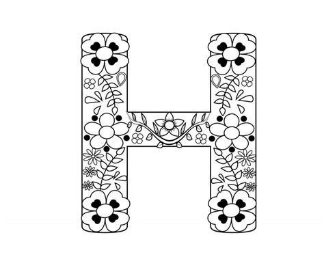 letter  coloring page easy peasy colorings