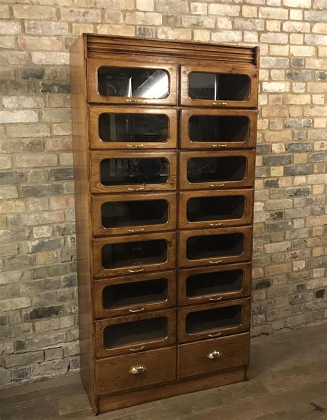 oak shoe storage haberdashery cabinet interior boutiques antiques