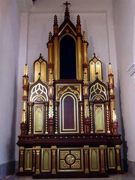 retablo mayor conjunto de la iglesia de los puertos de altagracia