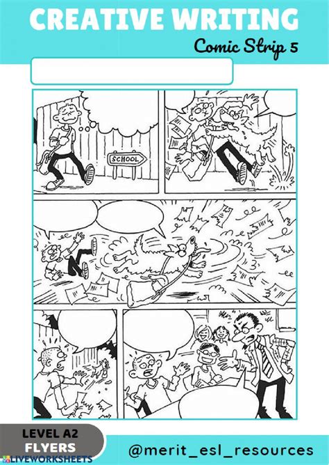 comic strip   title creative writing comic strip