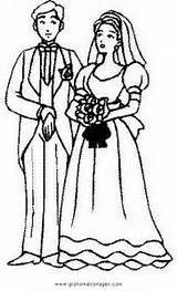 Brautpaar Bräutigam Braut Malvorlage Malvorlagen Verliebtes sketch template