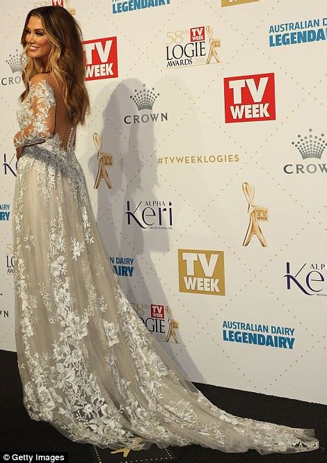 logies 2016 sees jesinta campbell carrie bickmore and jessica marais dare to bare daily mail