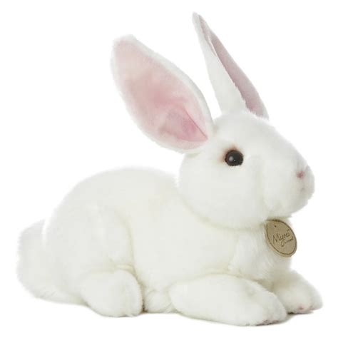 aurora world white rabbit plush toy product sku
