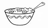 Cereal Bowl Clipart Cartoon Bowls Drawing Coloring Porridge Cliparts Clip Empty Colour Colouring Oatmeal Pages Library Drawings Google Search Icons sketch template