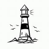 Lighthouse Leuchtturm Clipart Latarnia Morska Kolorowanki Farol Dxf Grafik Malvorlagen Beacon Phare Dzieci Dla Cdr Fensterbilder Mercusuar Vogel Weiss Ausmalen sketch template