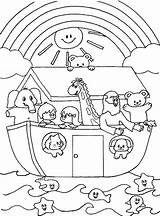 Coloring Pages Ark Noah Bible School Sunday Preschool Sheets Crafts Lessons sketch template