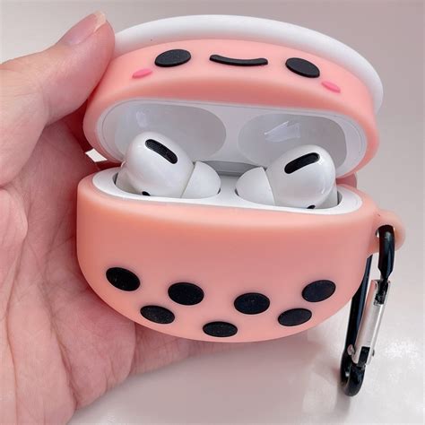 airpods pro case cute boba airpods pro case soft silicone etsy