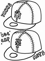 Coloring Pages Sheets York Mets Ny Fitted Caps Getcolorings West Getdrawings Printable 2009 sketch template