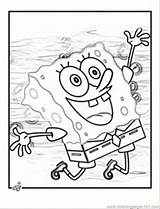 Pages Birthday Happy Coloring Spongebob Template sketch template
