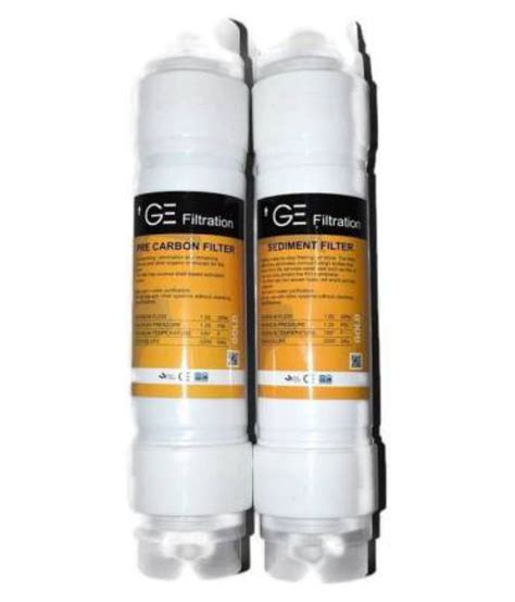 Ge Filtration Inline Sediment Carbon Filter Compatible With All