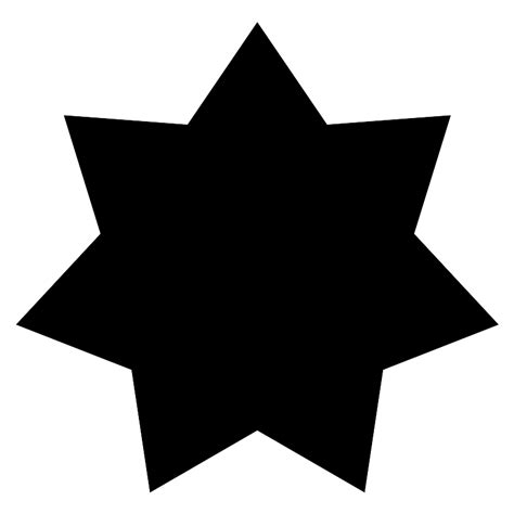 seven pointed star vector svg icon svg repo