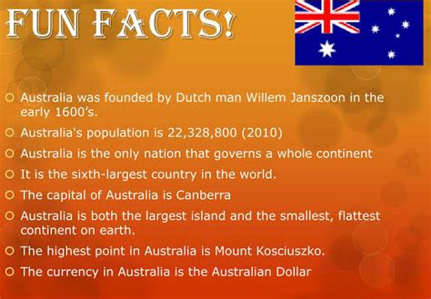 fun facts australia