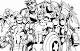 Colouring Marvel Printable sketch template