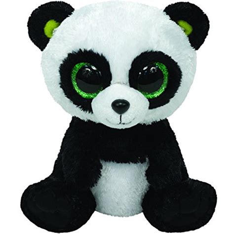 pyoopeo ty beanie boos  cm bamboo  panda plush regular soft big