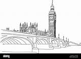 Westminster Vector Dibujados Populares Vectorial Esquema Sketch Vectors sketch template