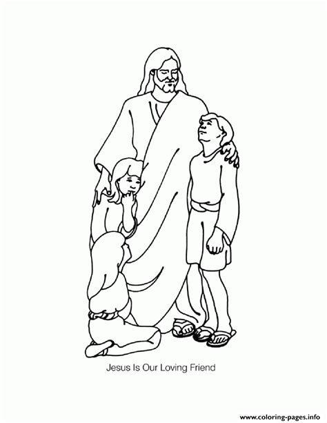 jesus  childrens coloring pages printable