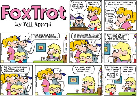 From The Archives Mother S Day Comics Foxtrot Comics By Bill Amend