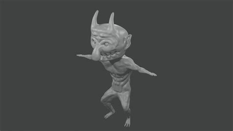 demons 3d character model cgtrader