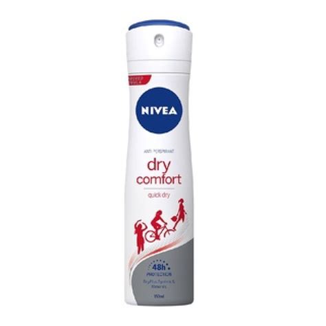 nivea women deodorant spray dry comfort ml