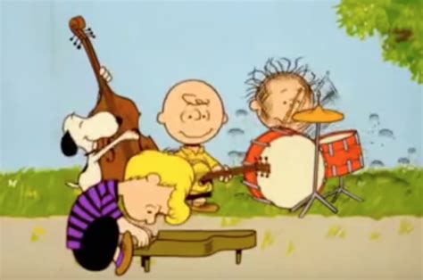 peanuts gang perform comfortably numb  classic bands