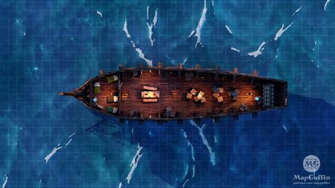 mapguffin saltwater sails ships hold animated battlemap youtube
