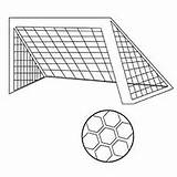Soccer Coloring Pages Ball Goal Kids Momjunction Template Printables sketch template