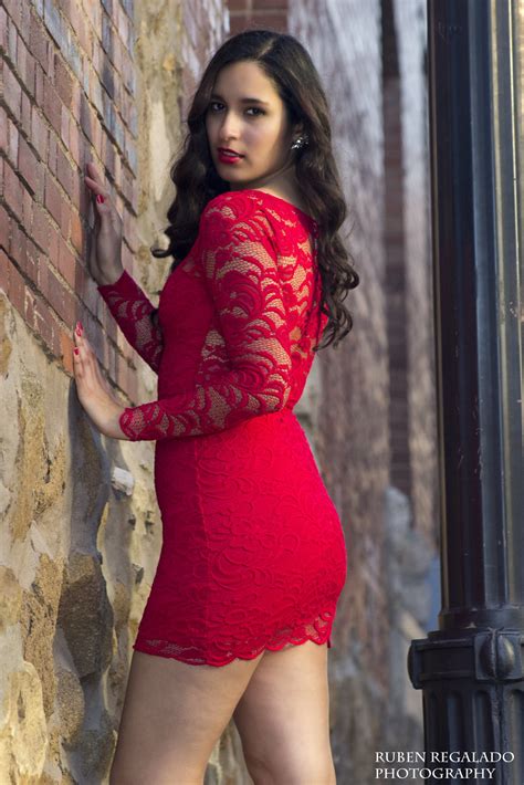 Sexy Dark Haired Latina In A Red Dress C Ruben Regalado  Flickr