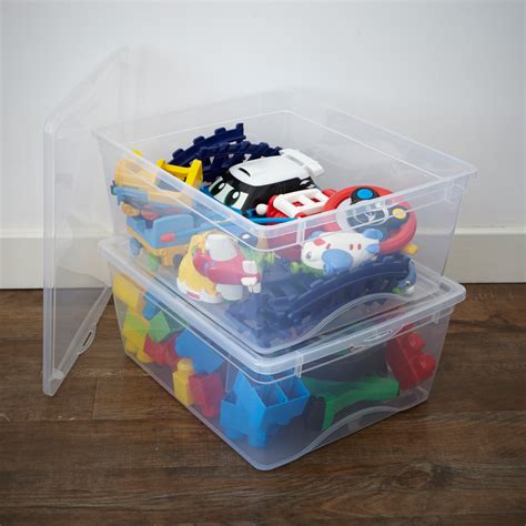 plastic toy storage boxes