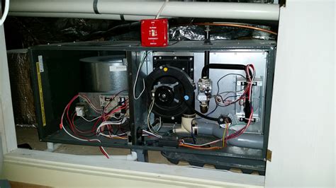 goodman gas fired furnace installed    working   checked