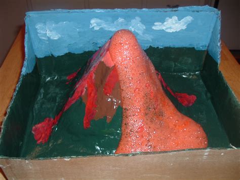 erupting volcano project   work