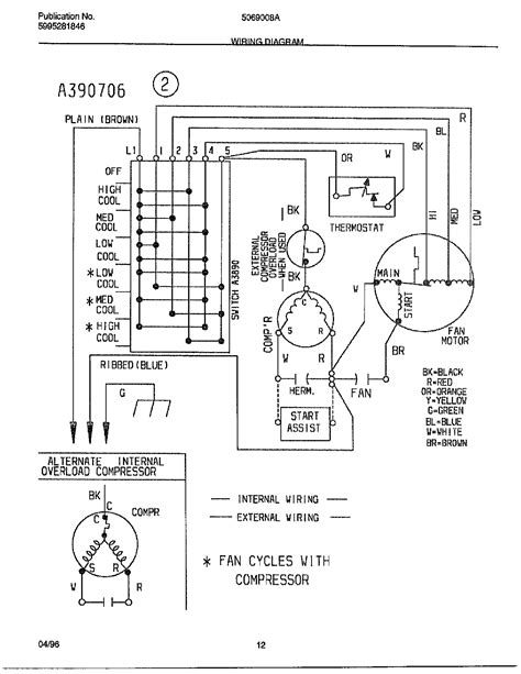 window ac wiring diagram image diagram  pictures  lg window unit capacitor wiring