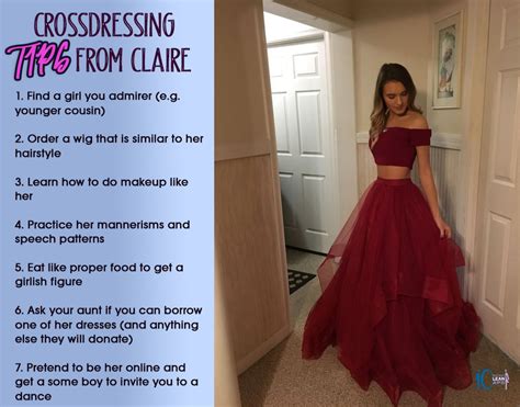 Crossdressing Tips From Claire Courtney S Clean Caps