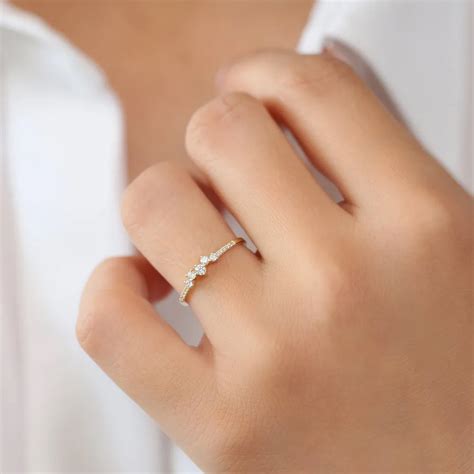 simple crystal rings  girls women wedding engagement rings