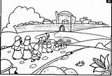Josue Yesus Tuhan Murallas Niños Bait Templo Muros Jericó Cristianos Minggu Biblicas Biasanya Besar Ditampilkan Lebih Yerusalem Usia sketch template