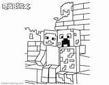 Minecraft Coloring Pages Printable Kids Adults sketch template