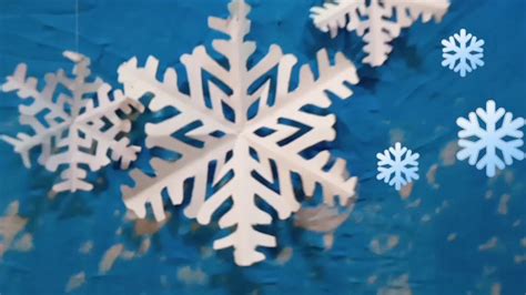How To Make Paper Snowflake Youtube