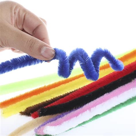 assorted extra fluffy pipe cleaners pipe cleaners kids crafts craft supplies factory
