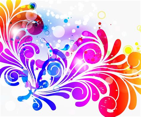 abstract design colorful background vector graphic  vector