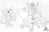 Celestia Cadence Youloveit Ponies Getdrawings пони раскраска Source sketch template