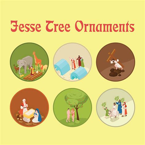 printable catholic jesse tree symbols printablee