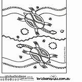 Aboriginal Colouring Pages Symbols Kids Coloring Sheets Naidoc Week Dot Australian Neck Painting Turtles Culture Turtle Indigenous Drawing Printable Drawings sketch template
