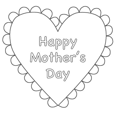 happy mothers day coloring pages  large images